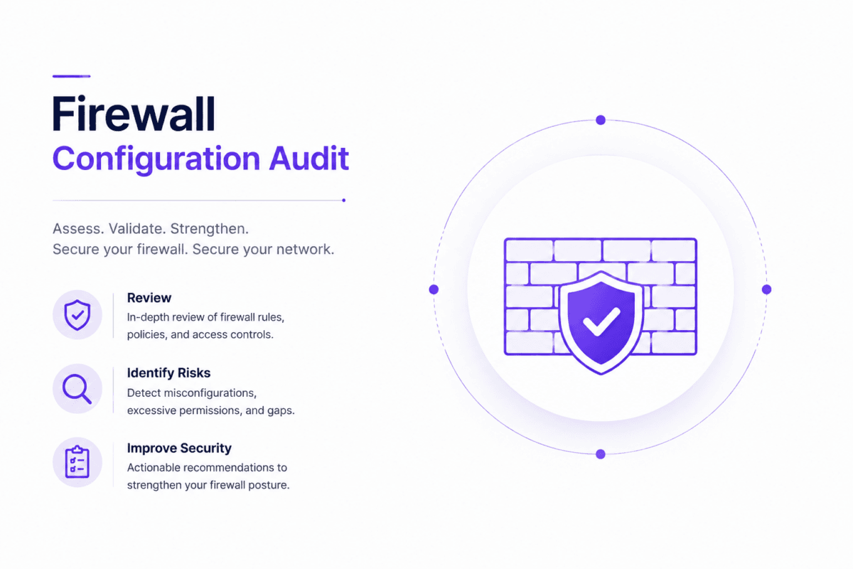 Cybersecurity experts analyzing firewall settings for vulnerabilities