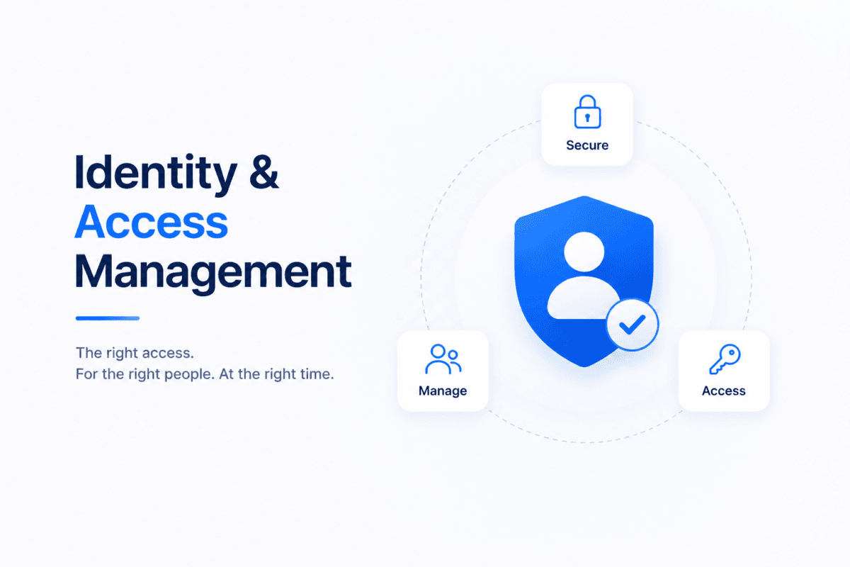 Identity and Access Management IAM services with multi-factor authentication and access control