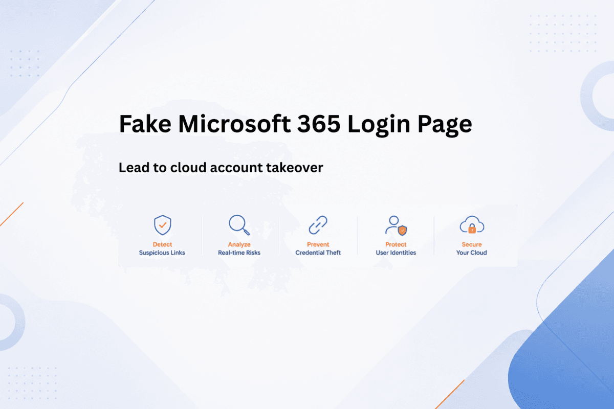 How Fake Microsoft 365 Login Pages Lead to Cloud Account Takeovers